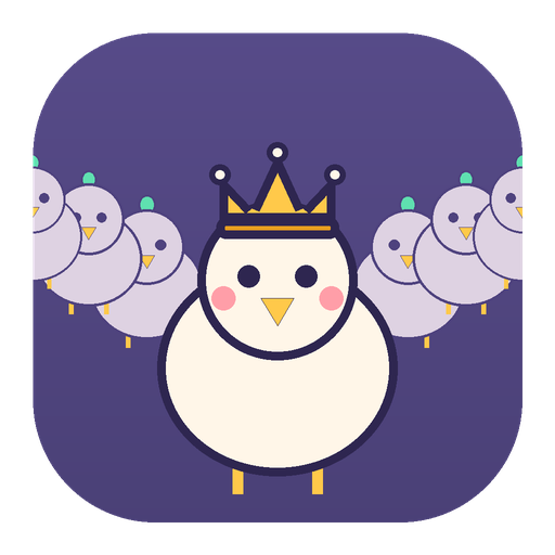 The Multi-Tofu app icon, a small round cream bird on a purple background